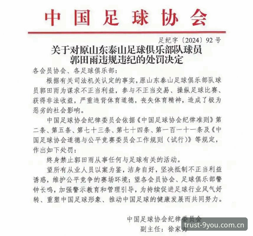 九游体育9YOU使用技巧 中国足协第三批禁足名单公布:4大看点解读17人终身禁赛与48人行业处罚